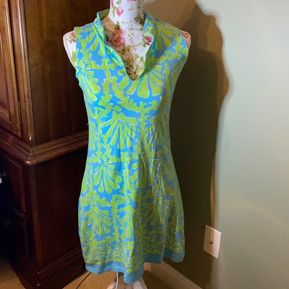 barbara gerwit Dresses & Skirts - Barbara Gerwit blue green mini dress